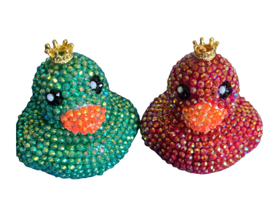 Handmade bling rinestone ducks