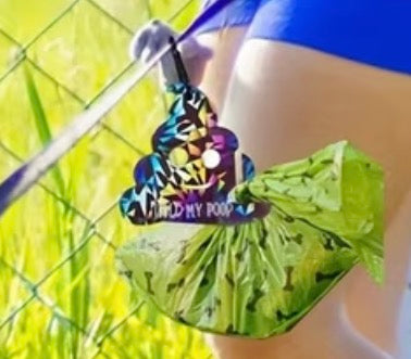 Handmade resin hold my own poop holder