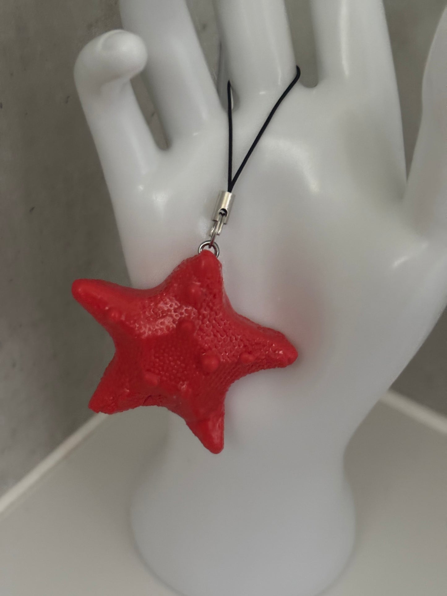 Handmade starfish worry stone
