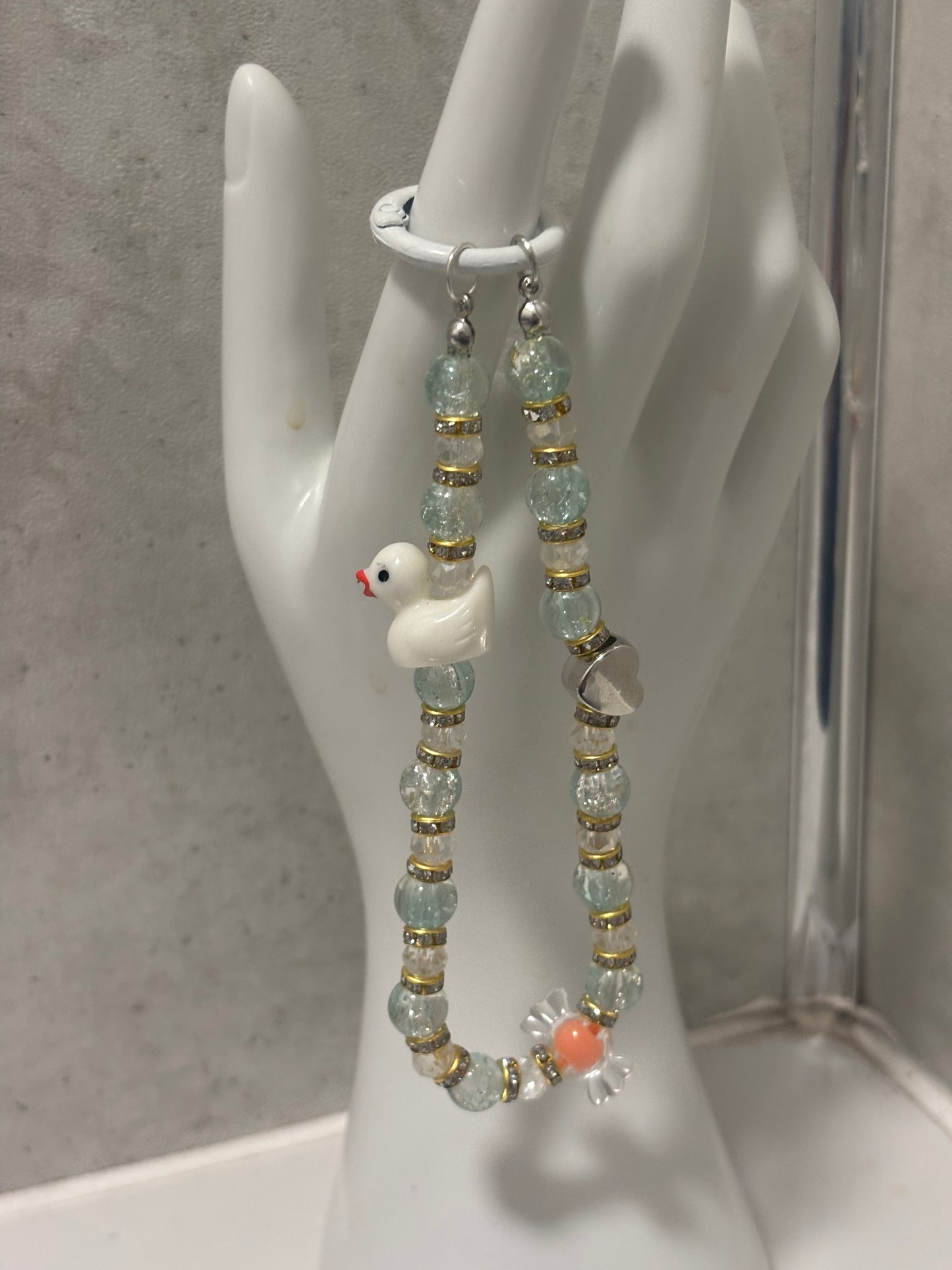 Handmade duck bag charms