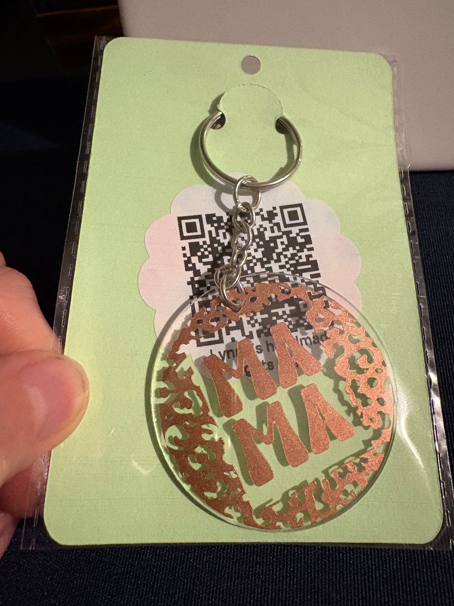 Handmade mama Keyring