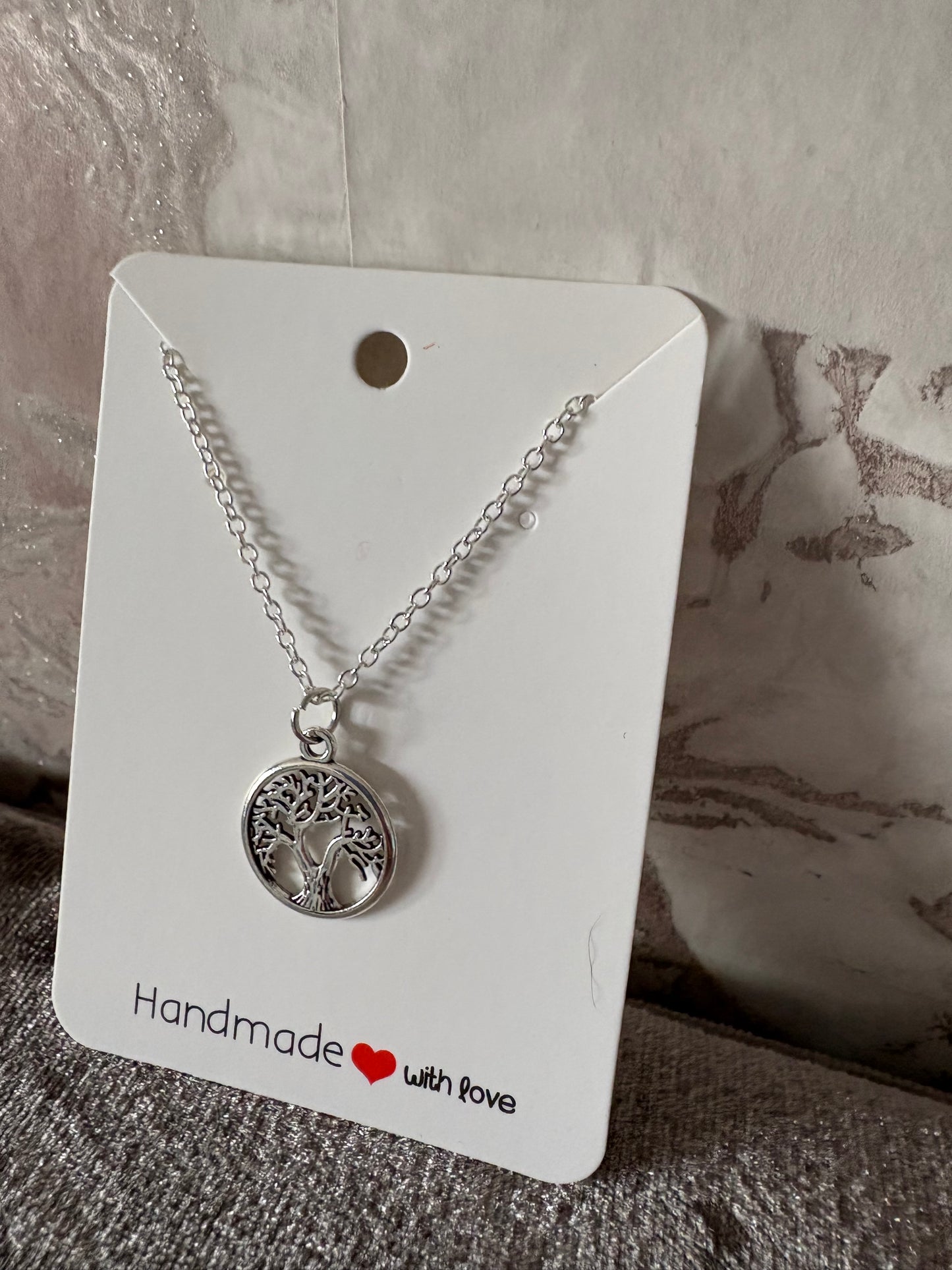 Handmade tree of life necklace