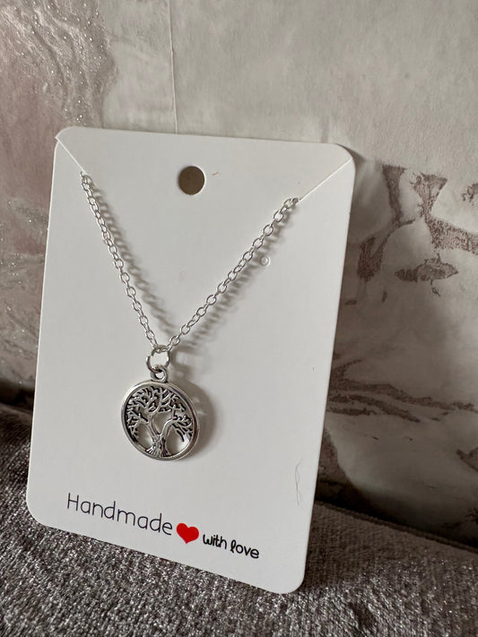 Handmade tree of life necklace
