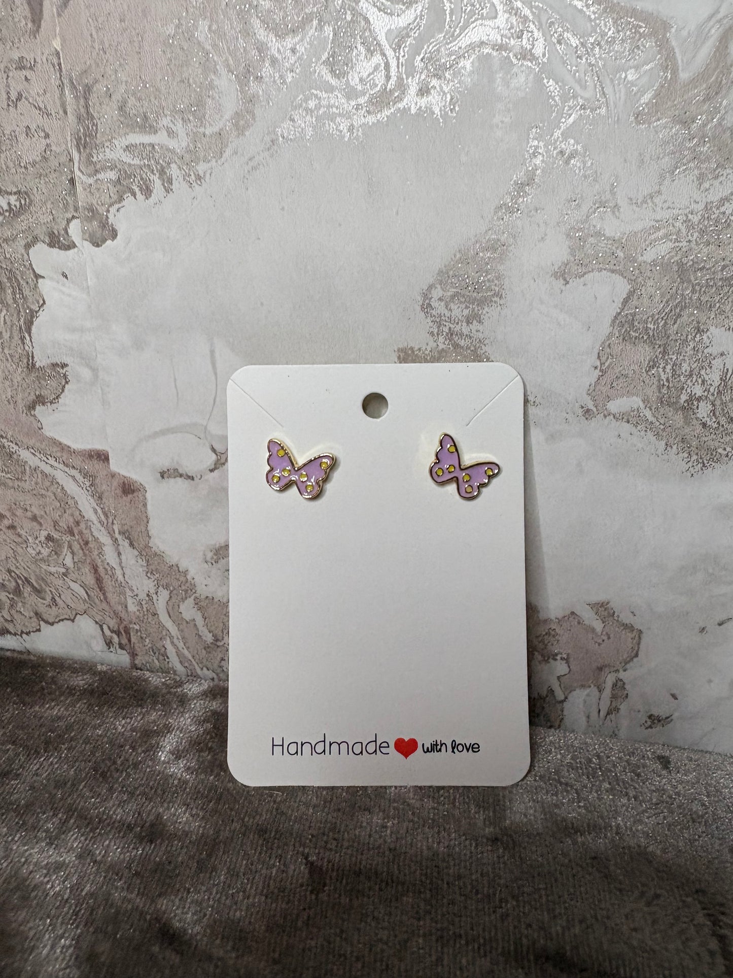 Easter butterfly earrings