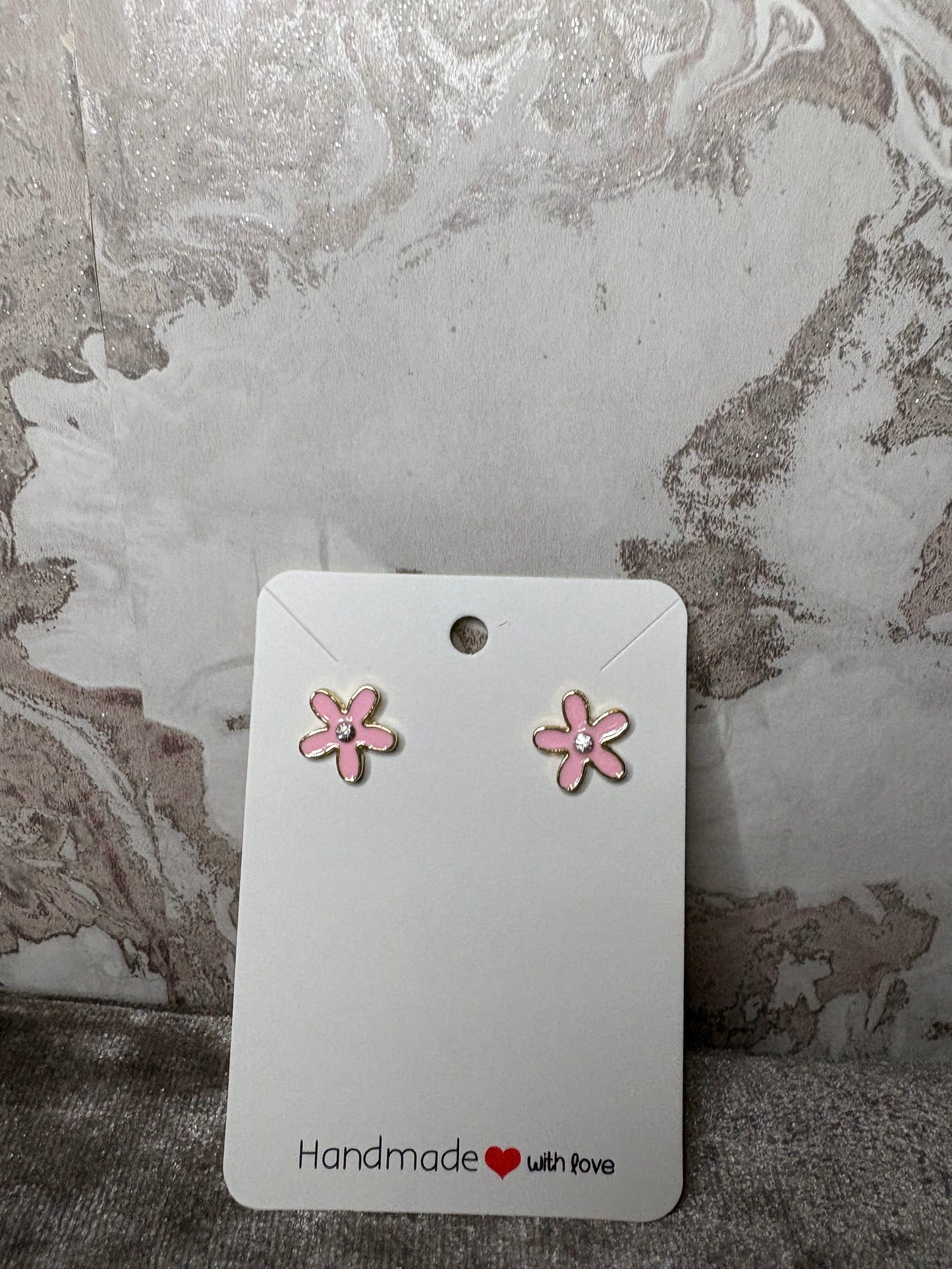 Easter flower earrings