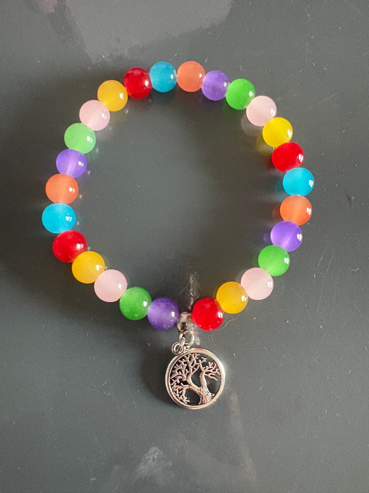 Handmade 8 mm glass bead braclets