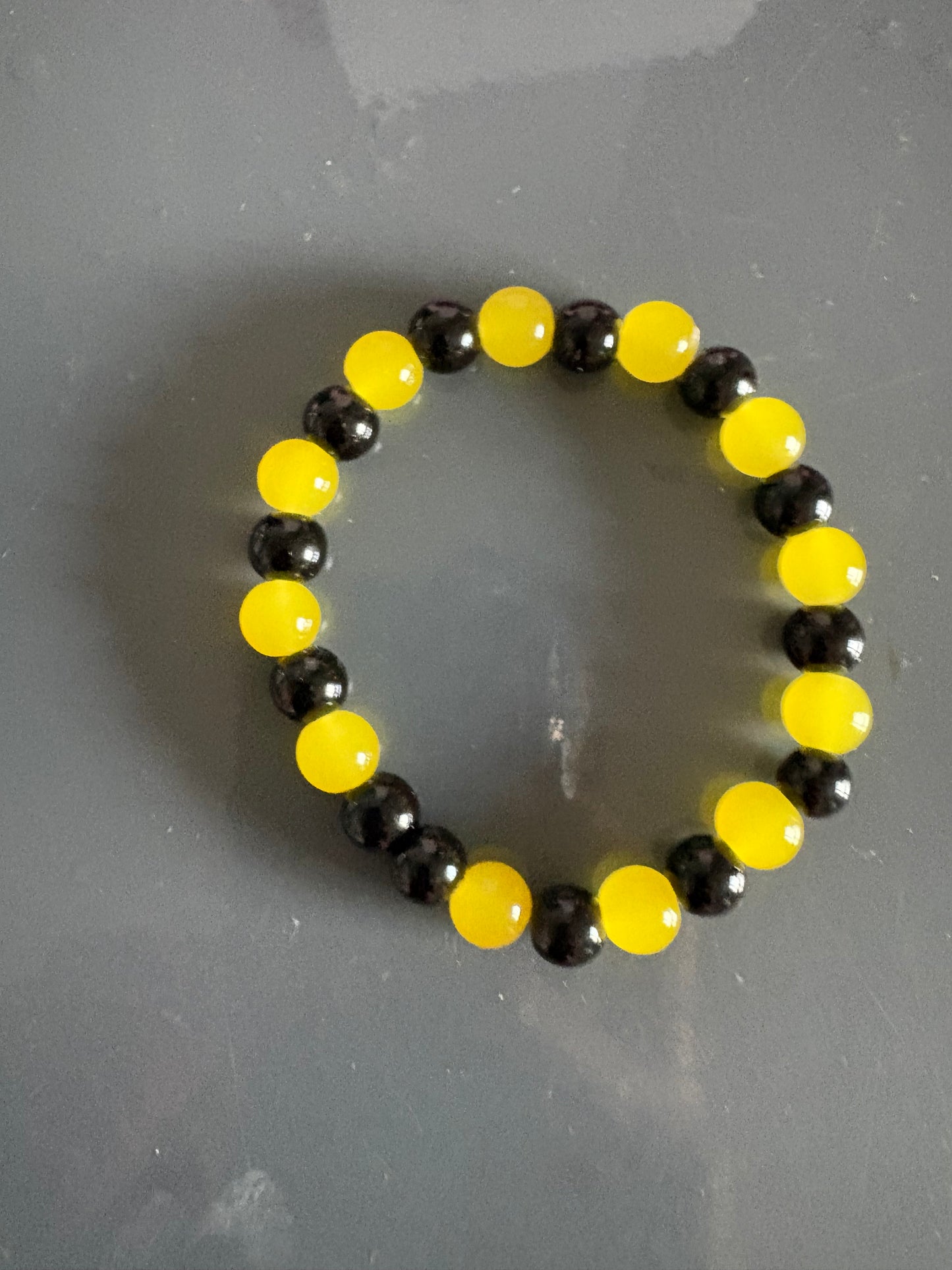 Handmade 8mm glass bead braclets