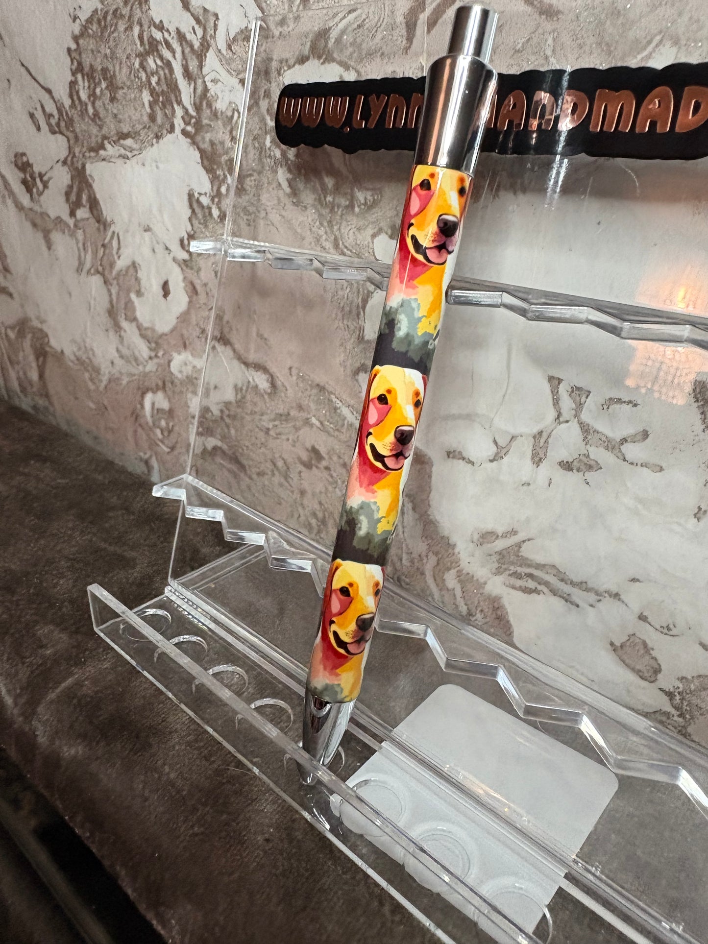 Handmade Labrador pen