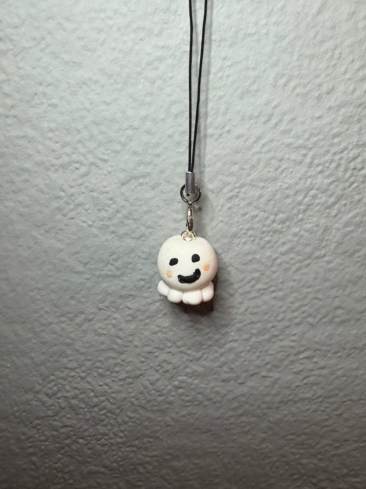 Handmade polymer clay octopus phone charm