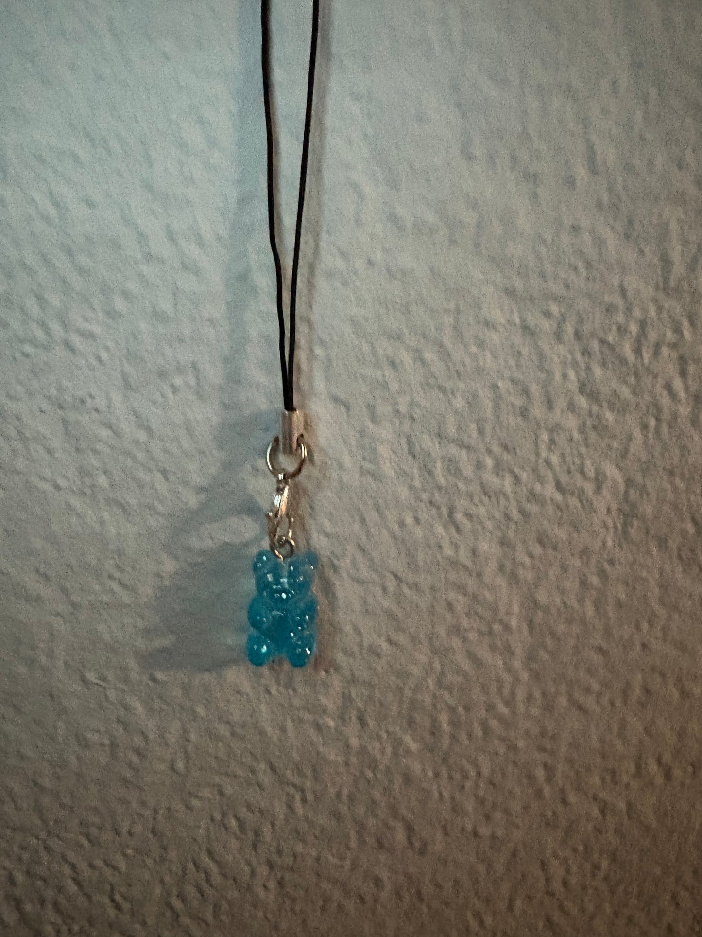 Handmade gummy bear phone charm