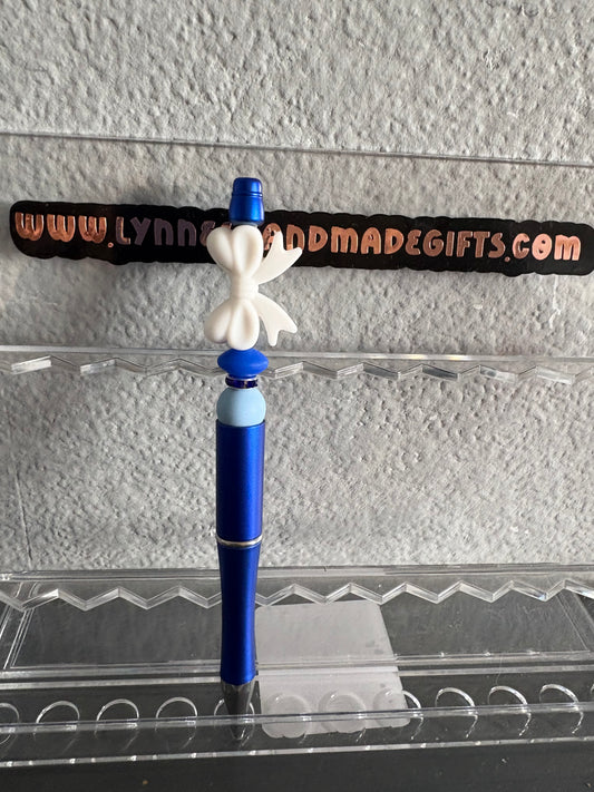 Handmade bow bead pen