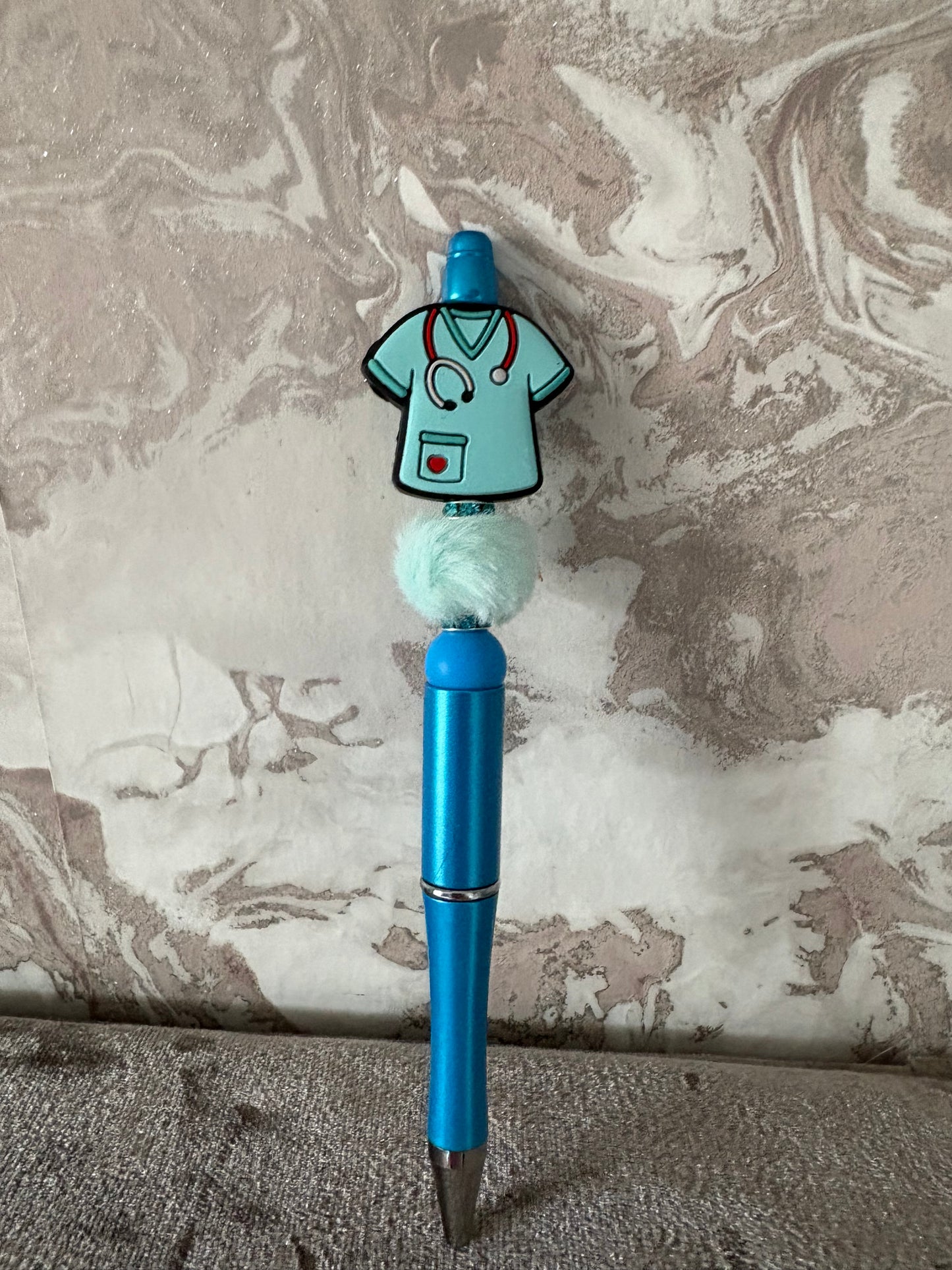 Handmade nurse bead pens