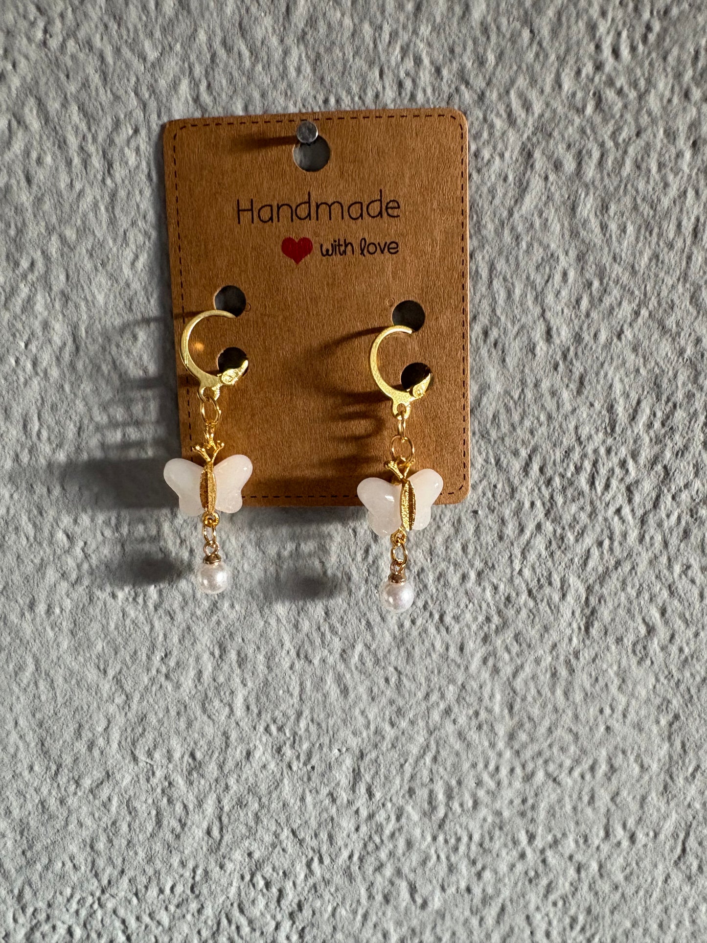 Handmade butterfly earrings