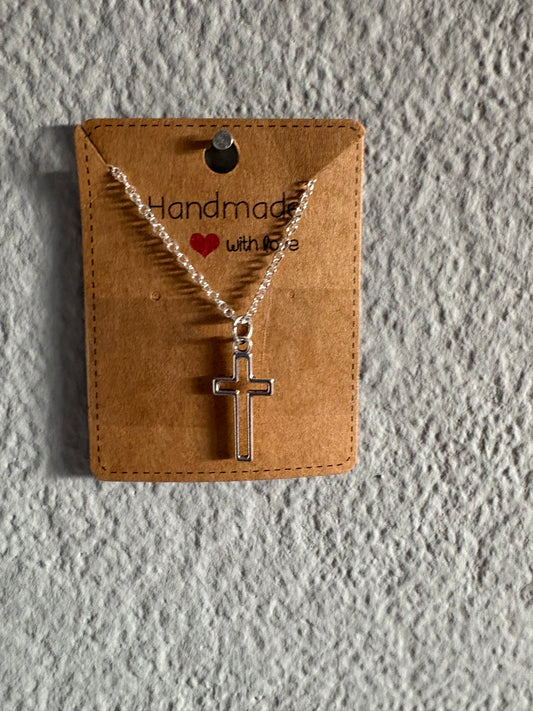 Handmade cross necklace