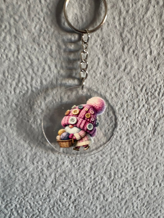 Handmade gnome 1 keyrings