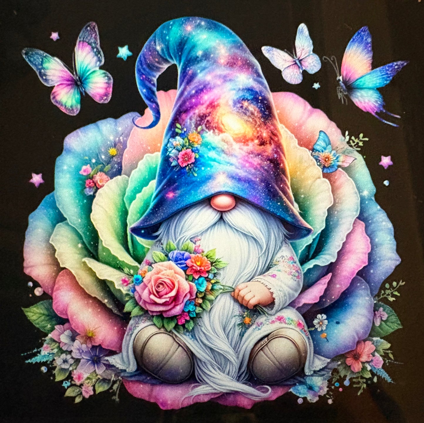 Handmade gnome fridge magnet