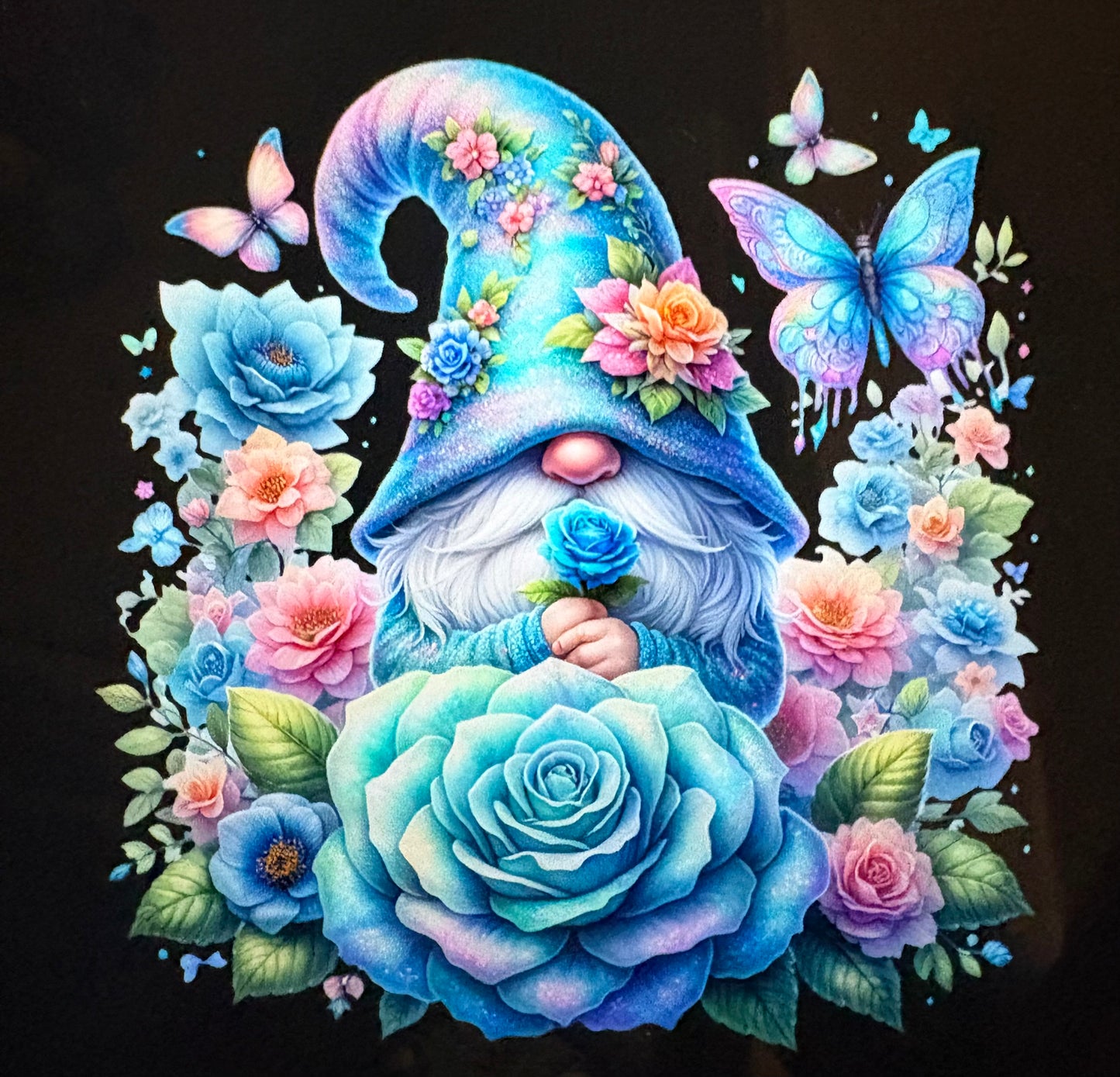 Handmade gnome fridge magnet