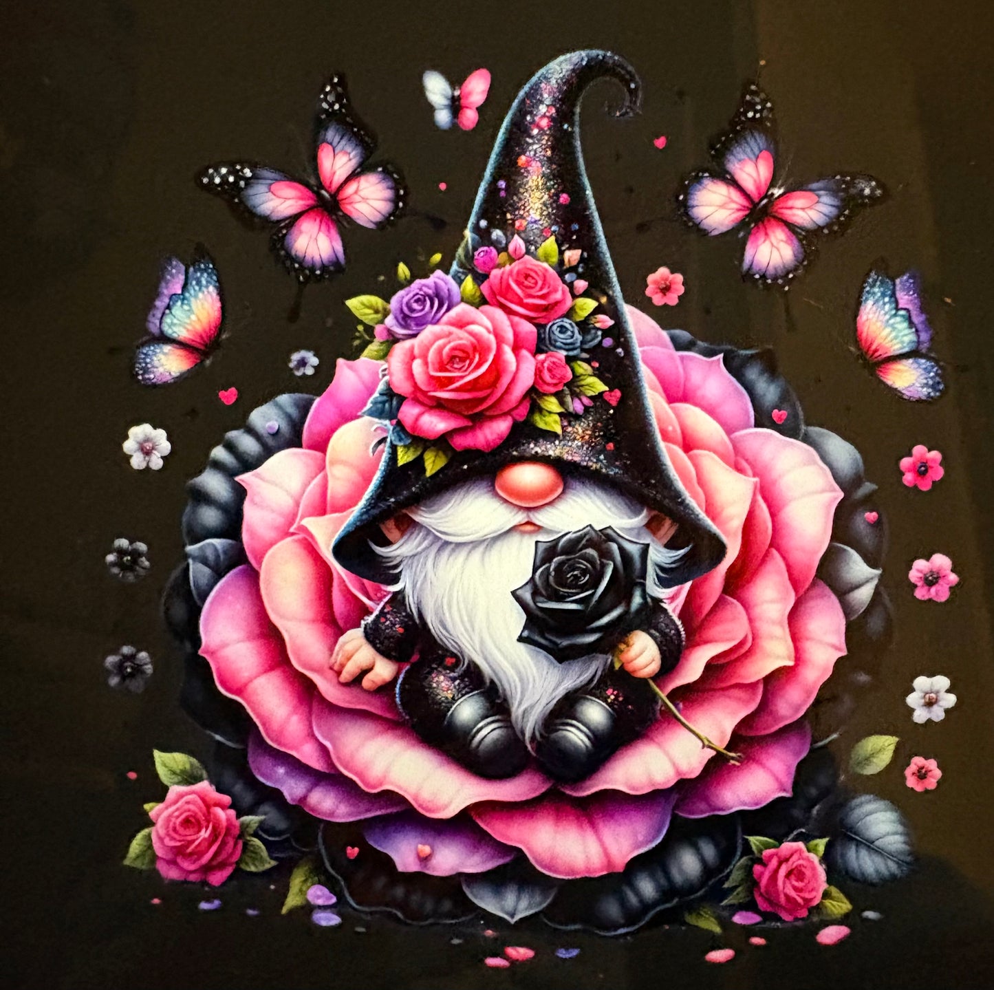 Handmade gnome fridge magnet