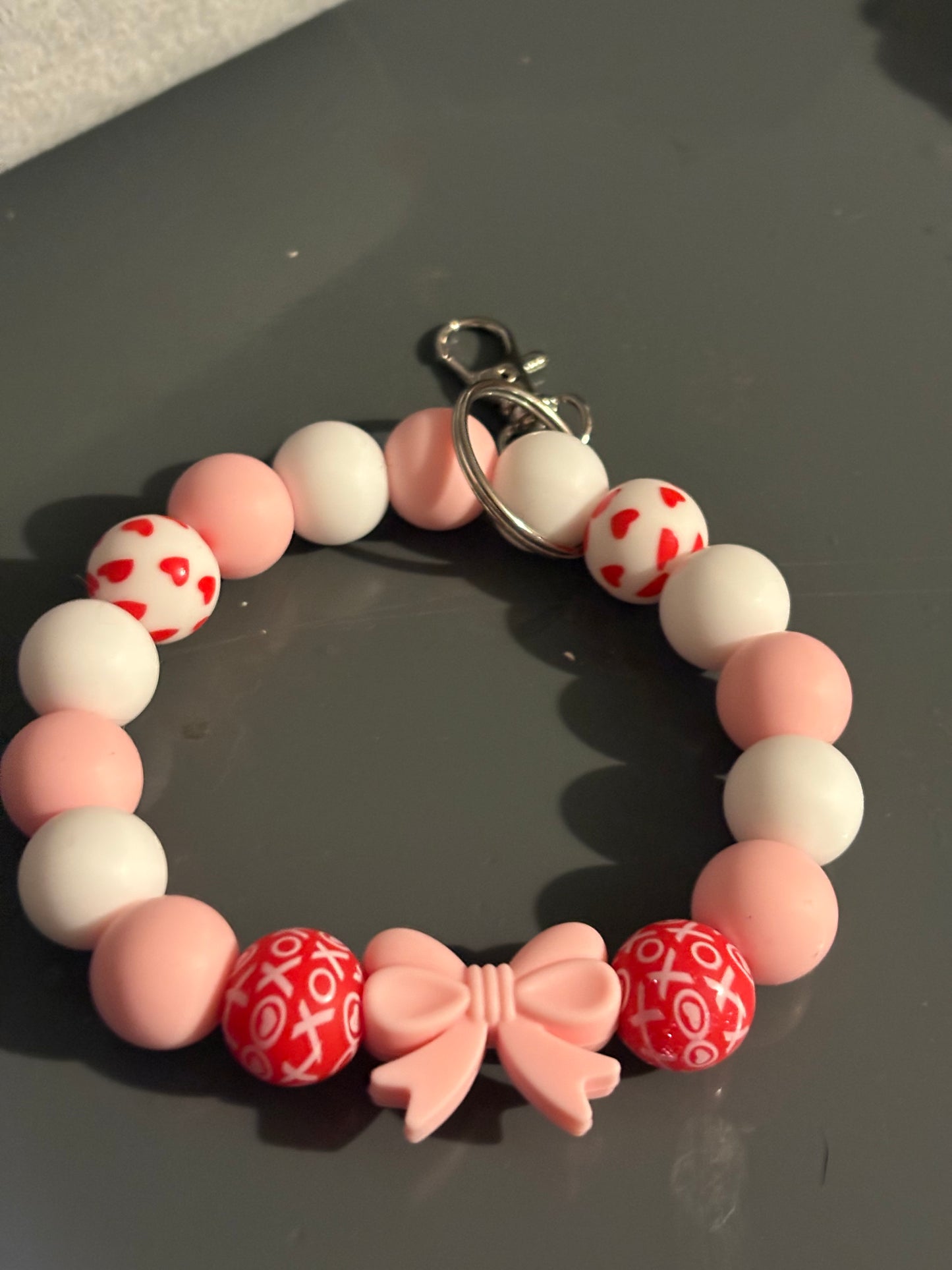 Handmade silicone bead wristlets