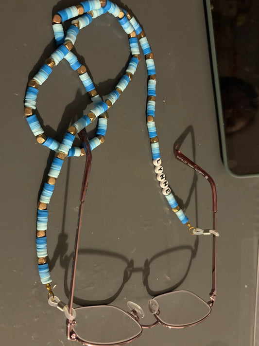 Handmade bead glasses strap
