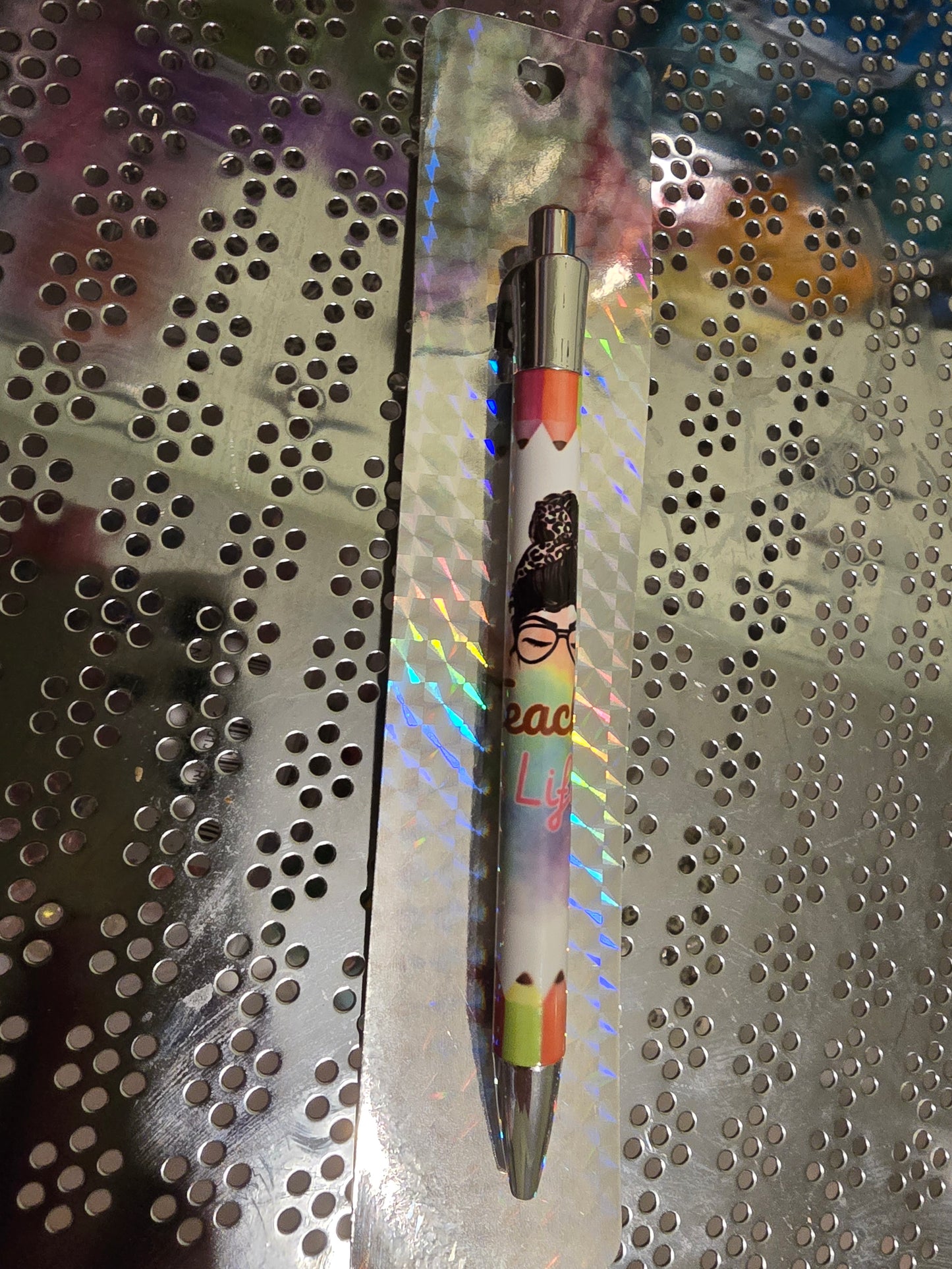 Handmade teacher life pen