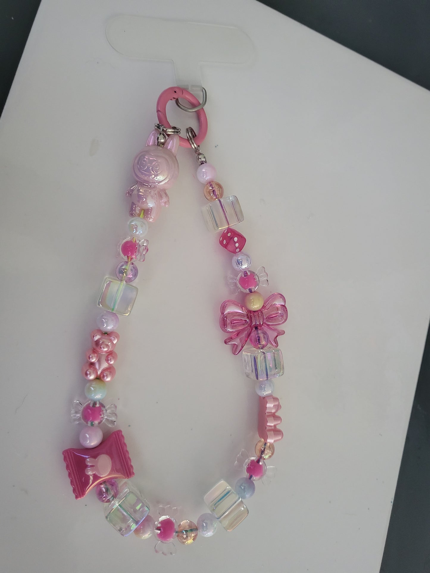 Handmade little monster  phone charm