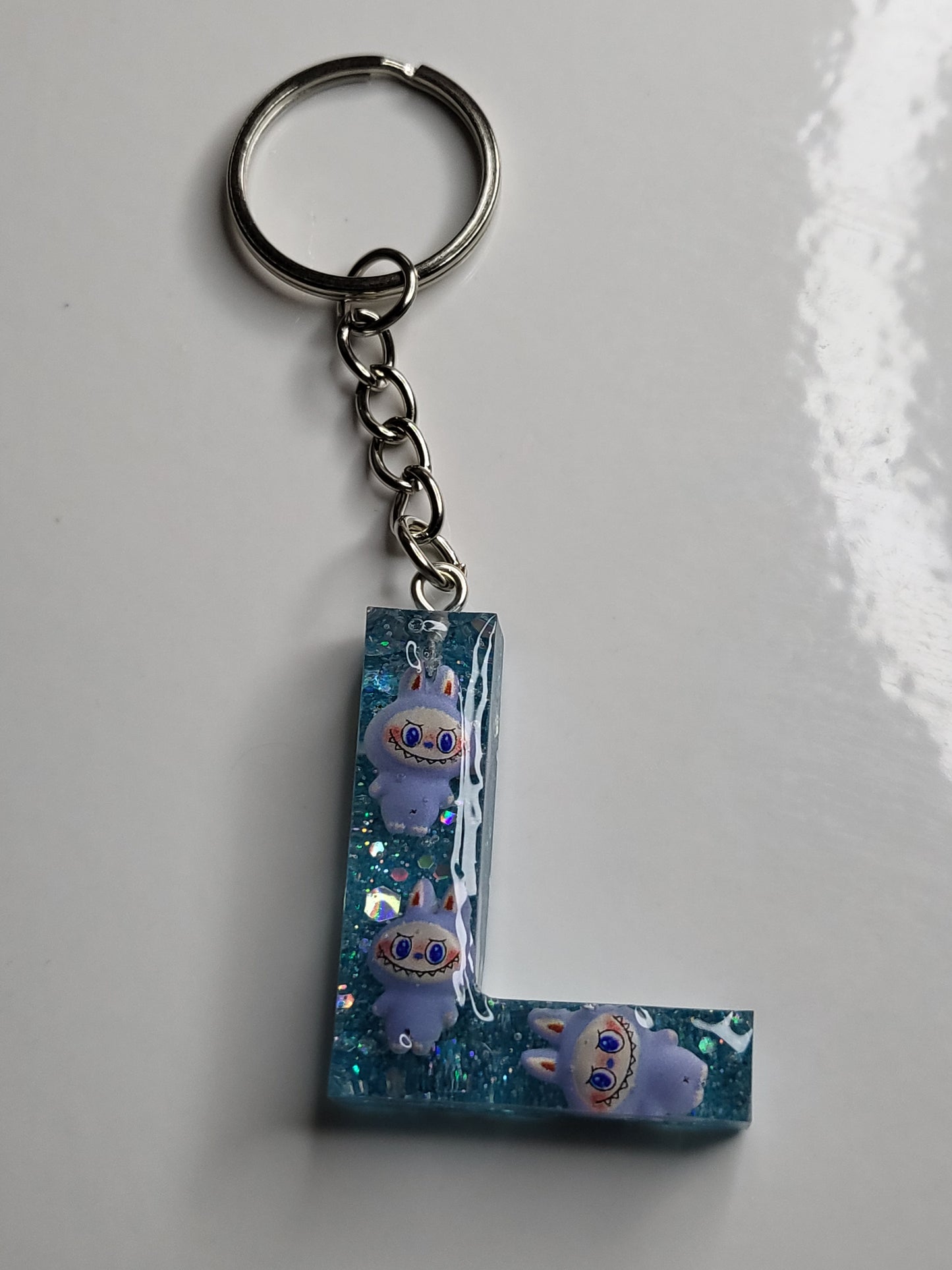Handmade resin keyring