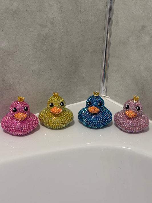 Handmade bling rinestone ducks
