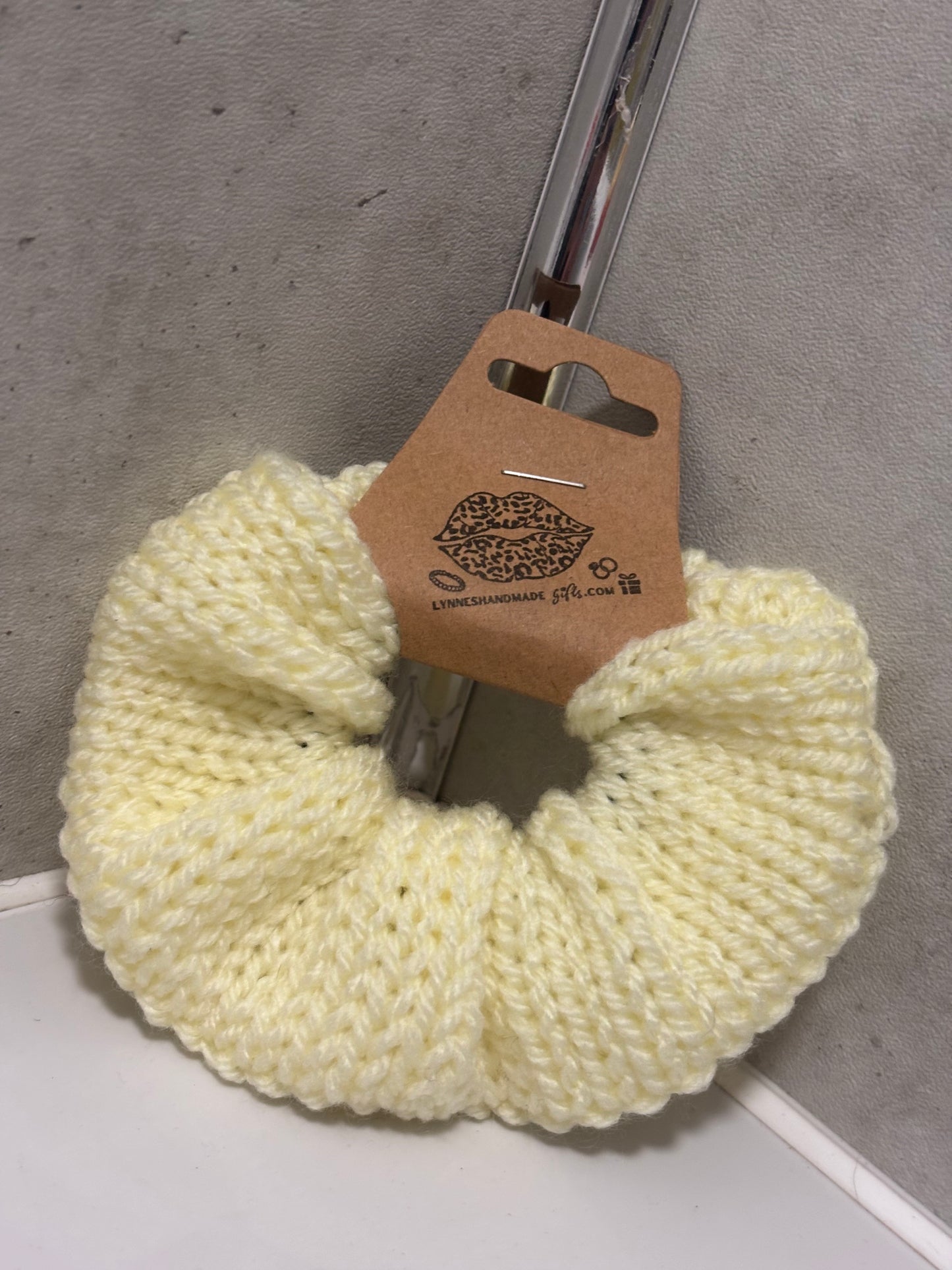 Handmade knitted scrunchies but 2 get 1 free