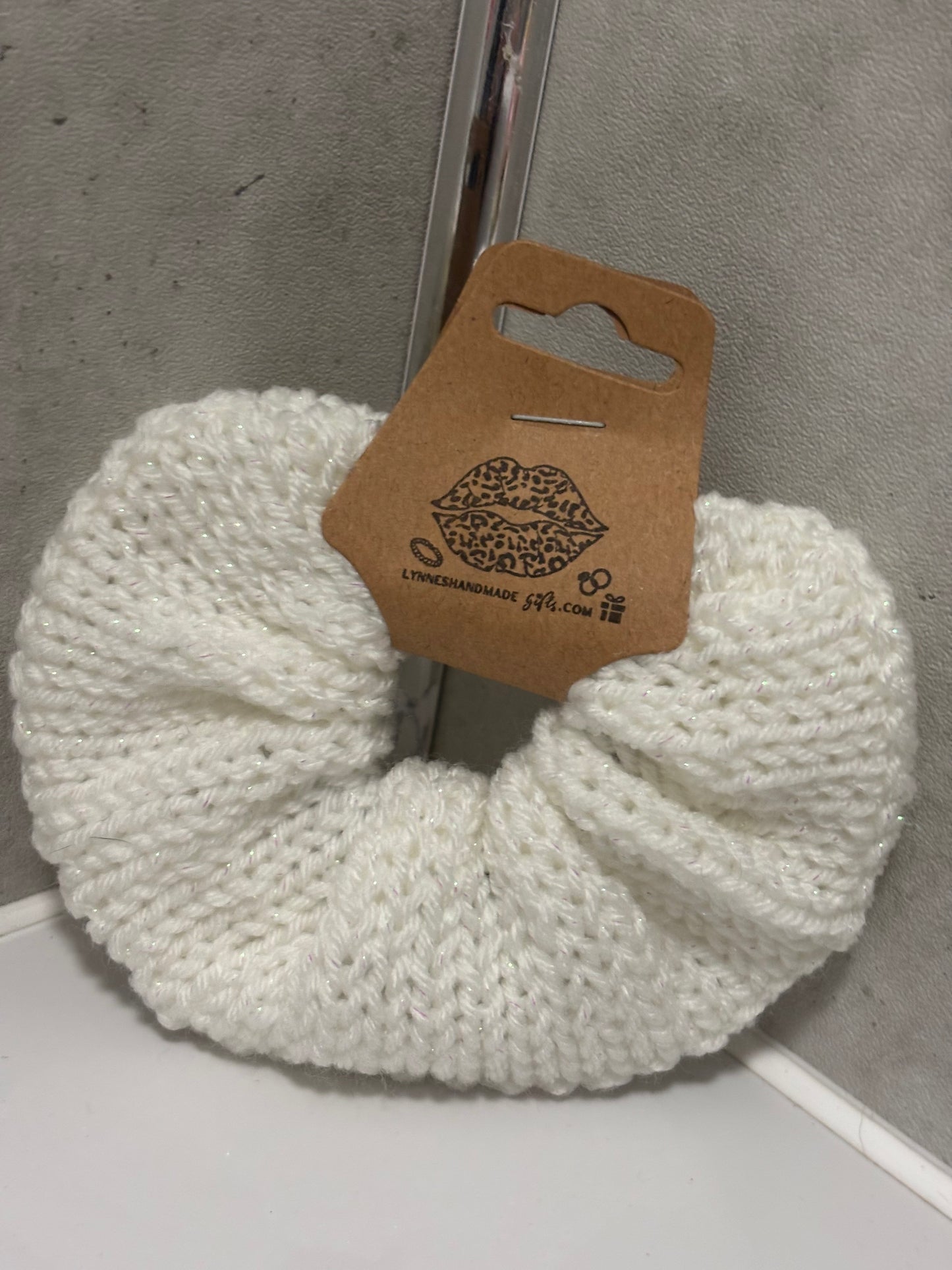 Handmade knitted scrunchies but 2 get 1 free