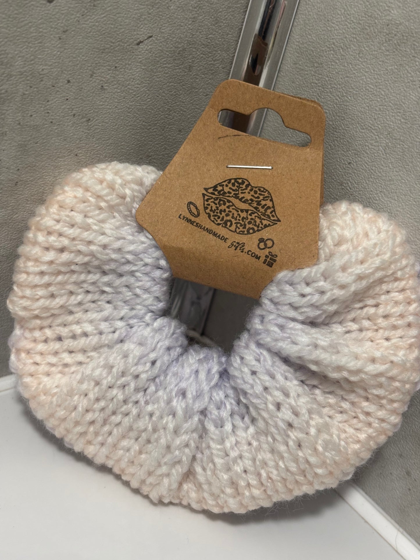 Handmade knitted scrunchies but 2 get 1 free