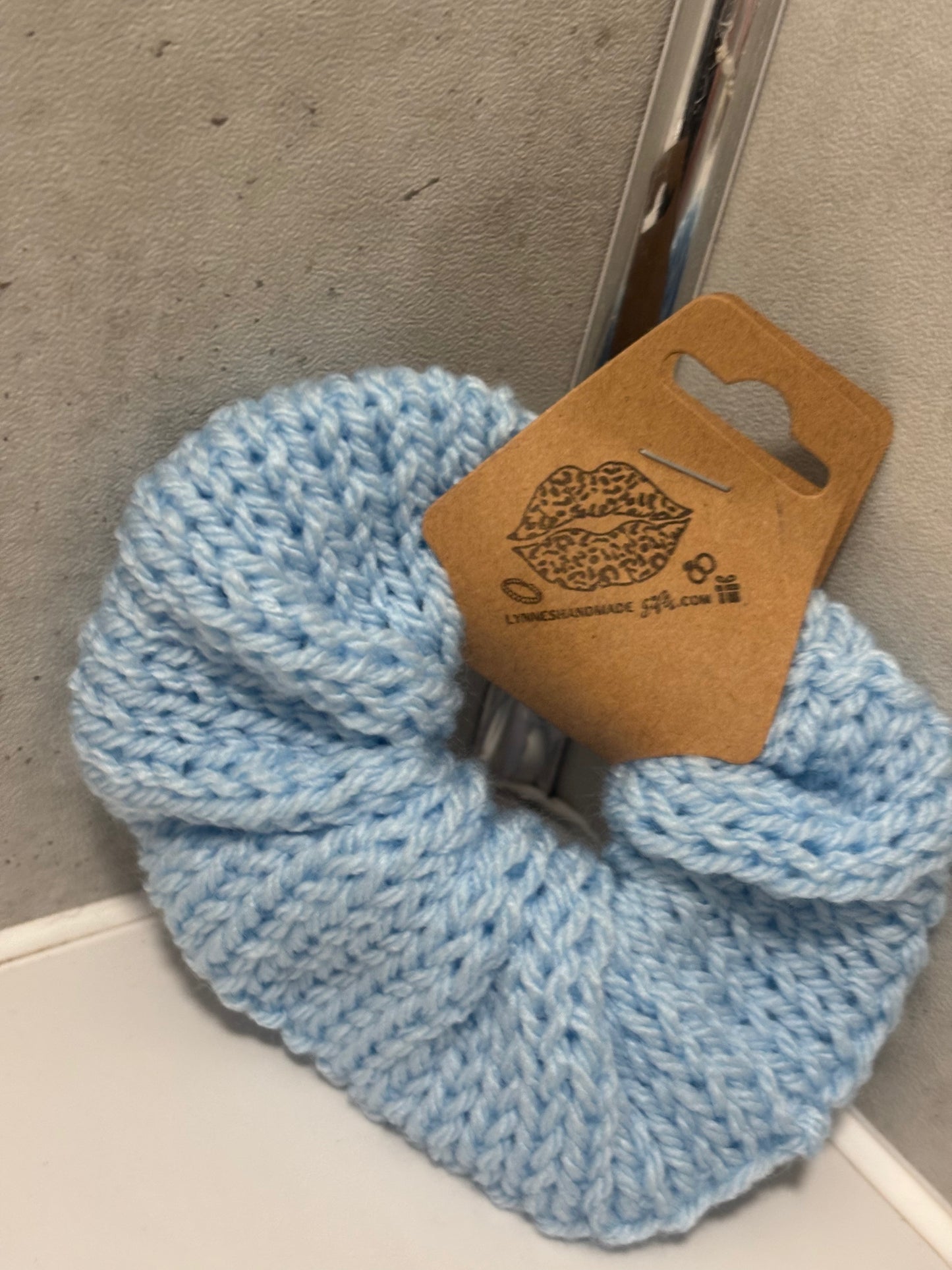 Handmade knitted scrunchies but 2 get 1 free