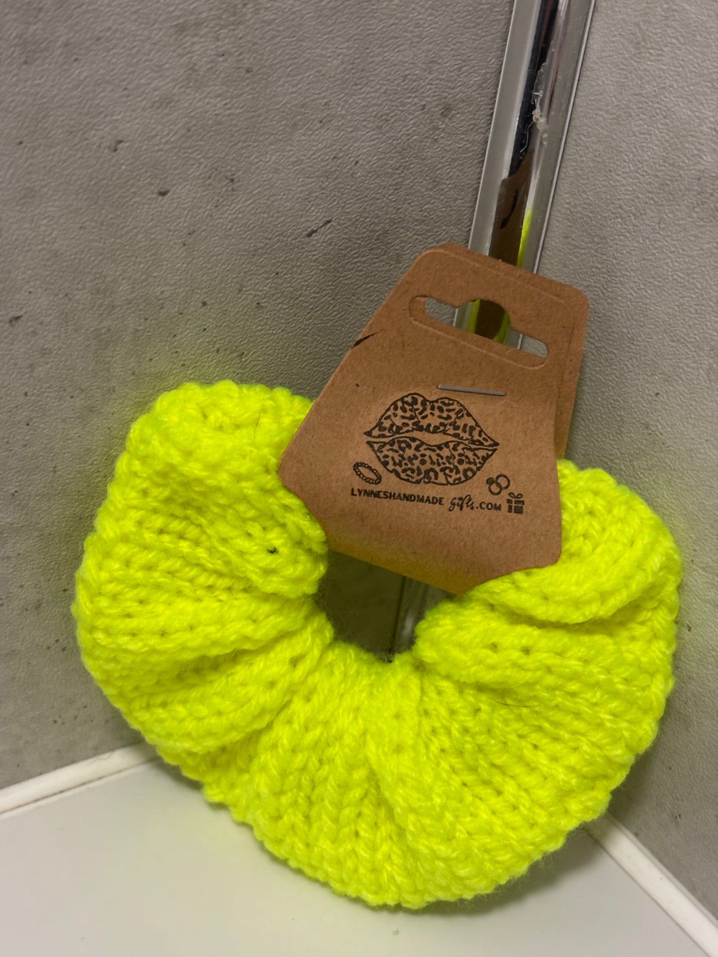 Handmade knitted scrunchies but 2 get 1 free
