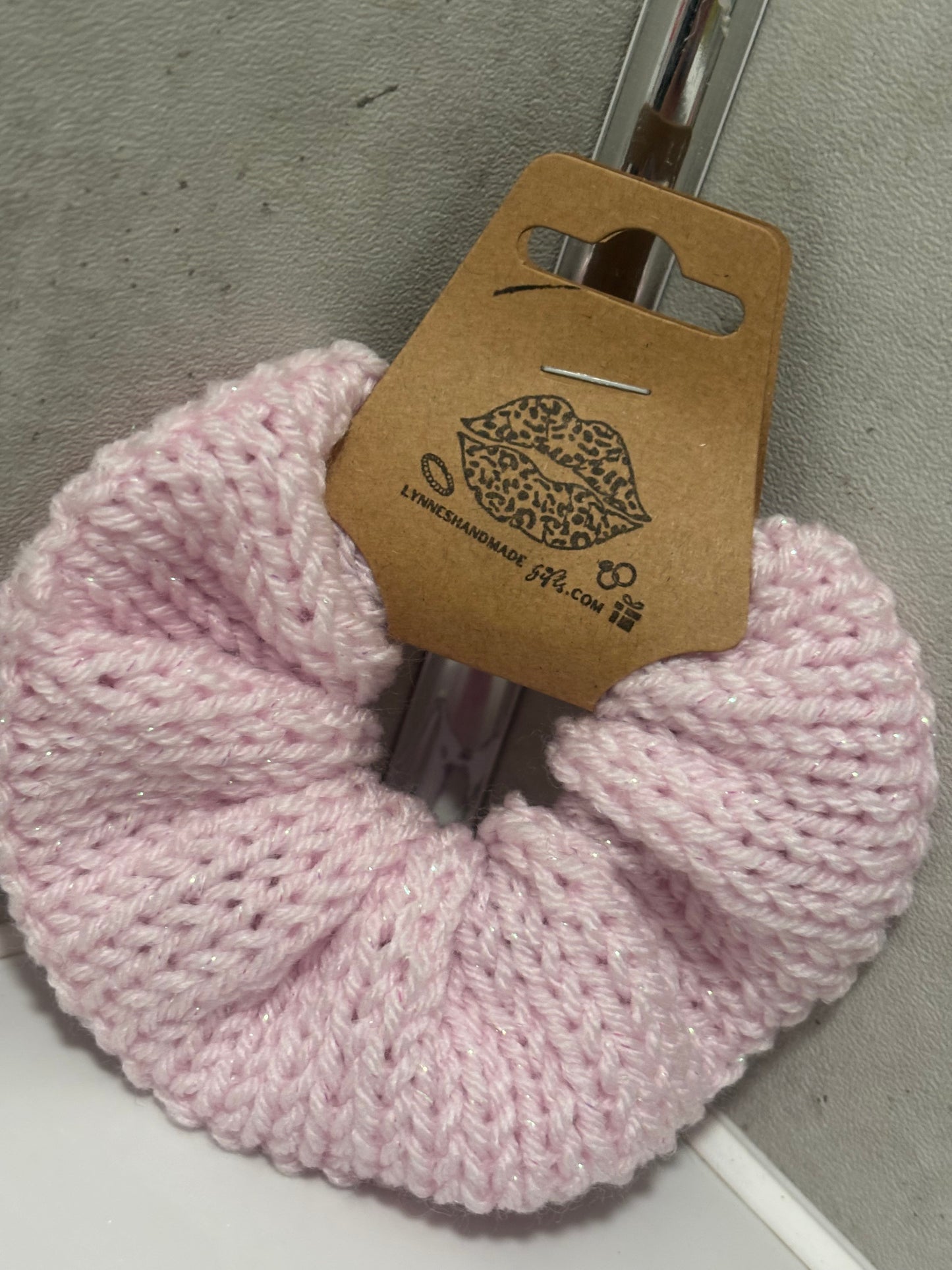 Handmade knitted scrunchies but 2 get 1 free