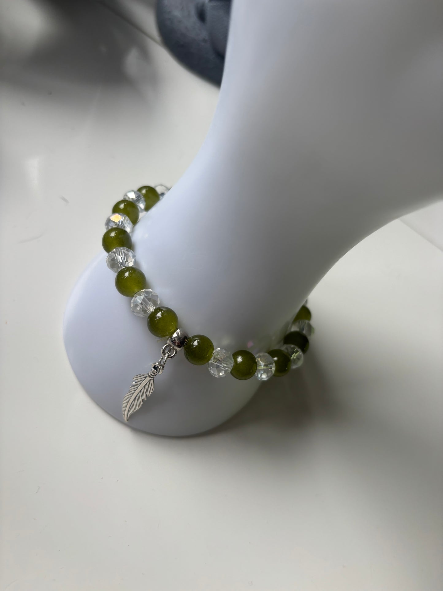 Handmade bead feather bead bracelet buy 1 get 1 free
