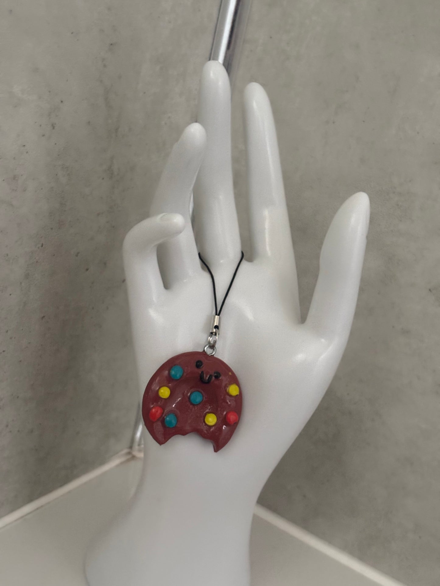 Handmade cookie style worry stone