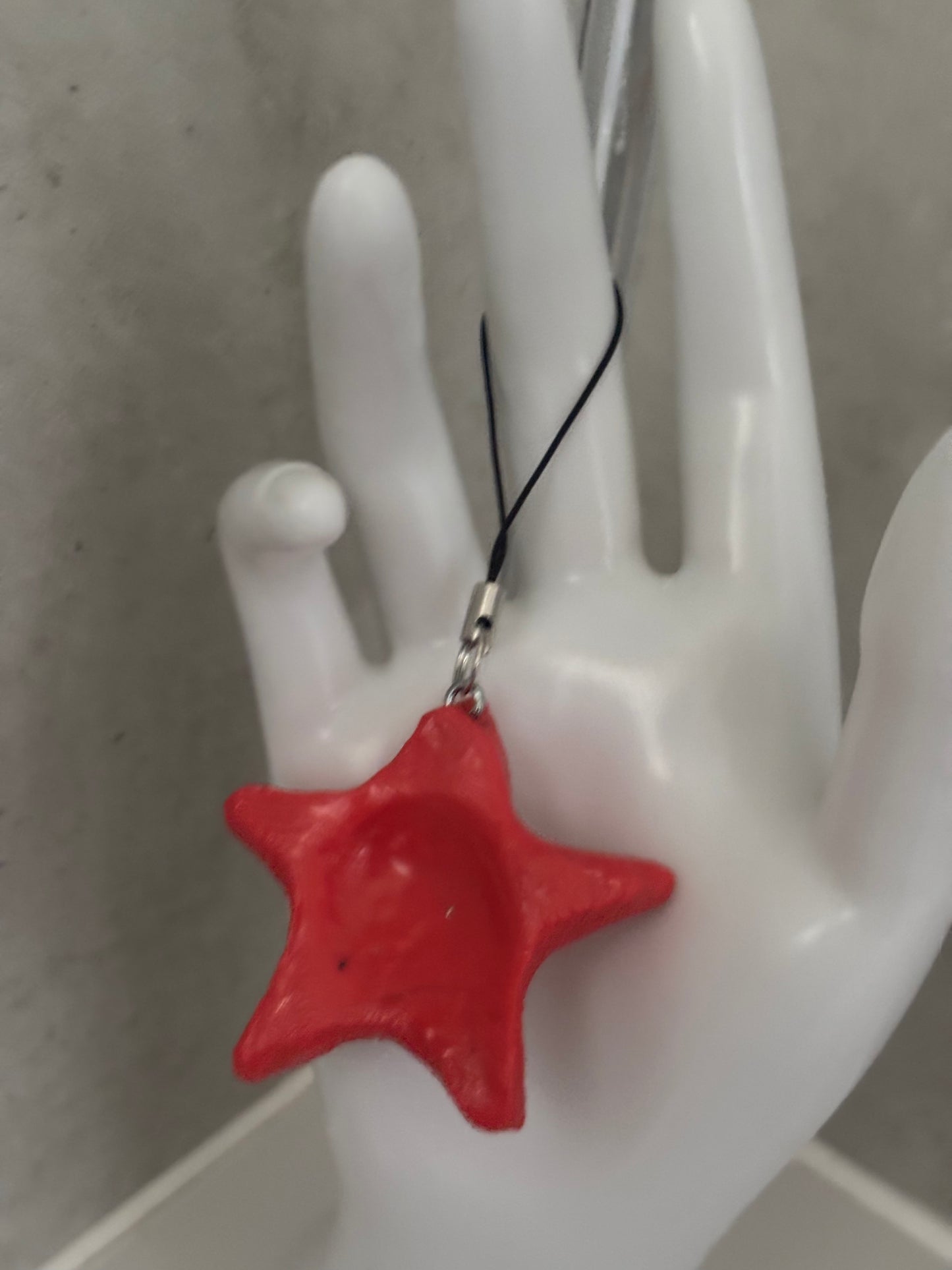 Handmade starfish worry stone