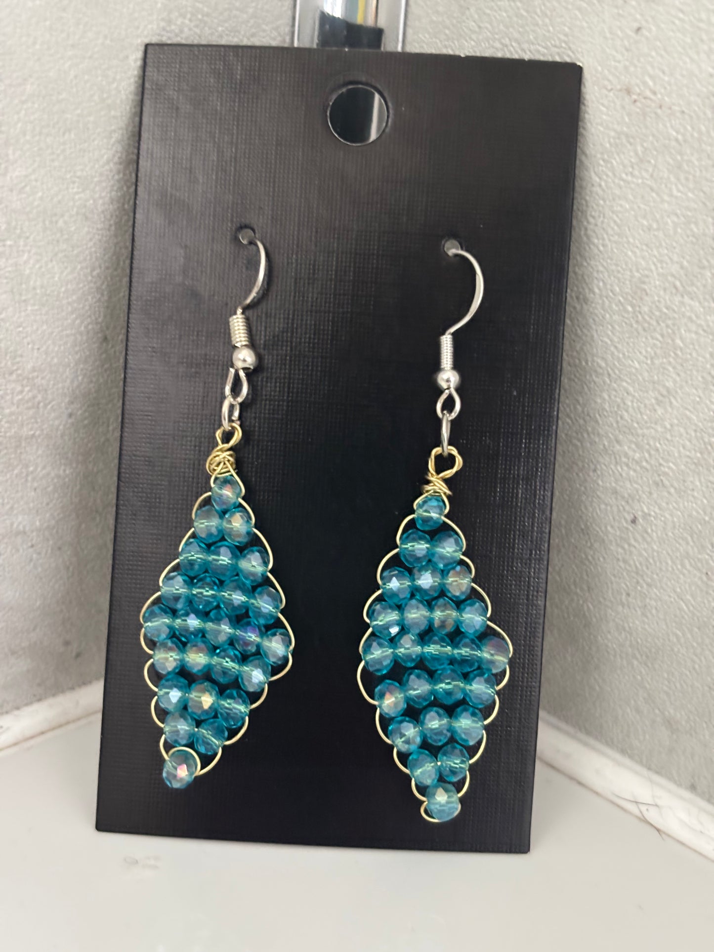 Handmade bead earrings