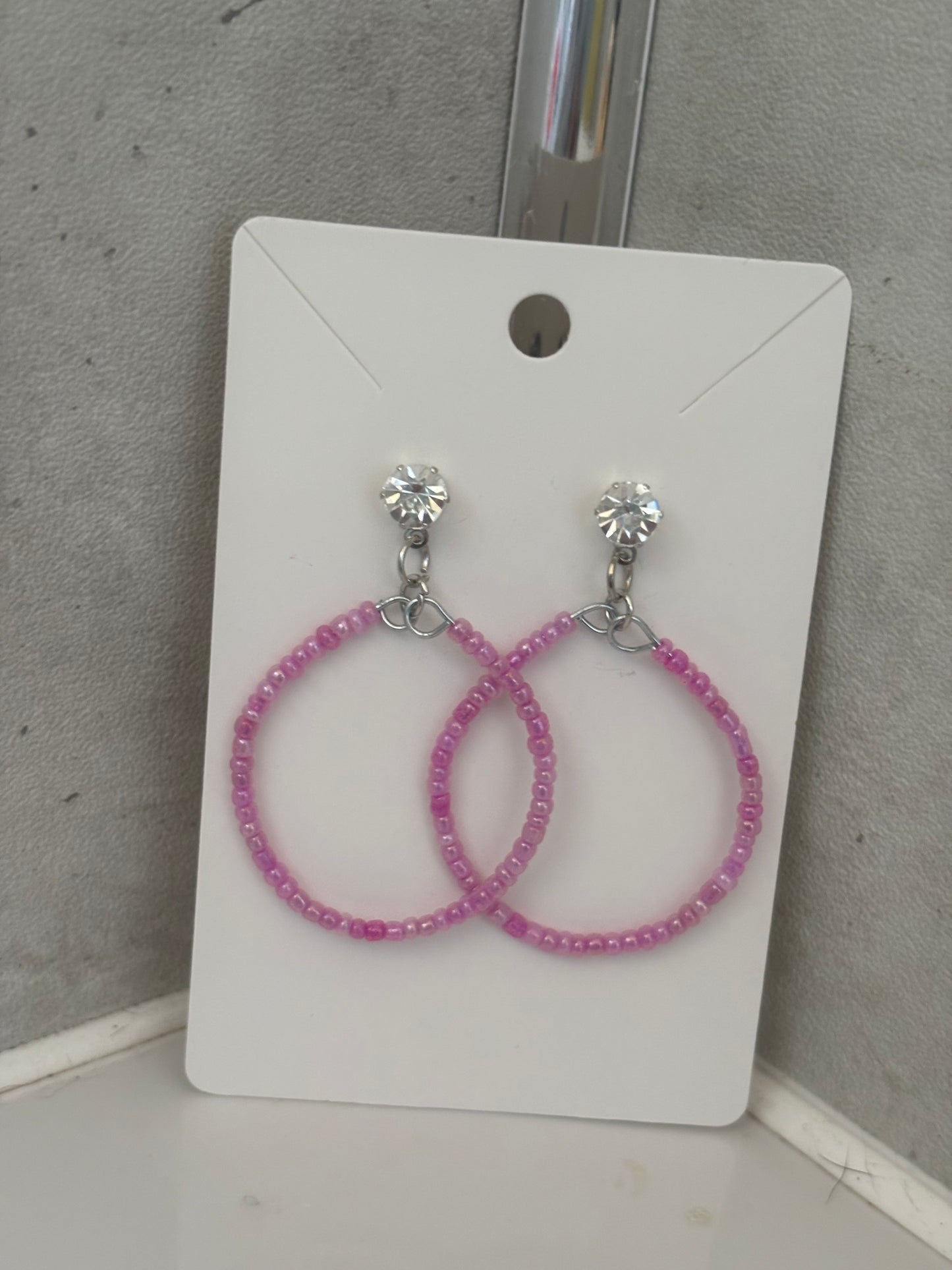 Handmade hoop style stud earrings  buy 1 get 1 free