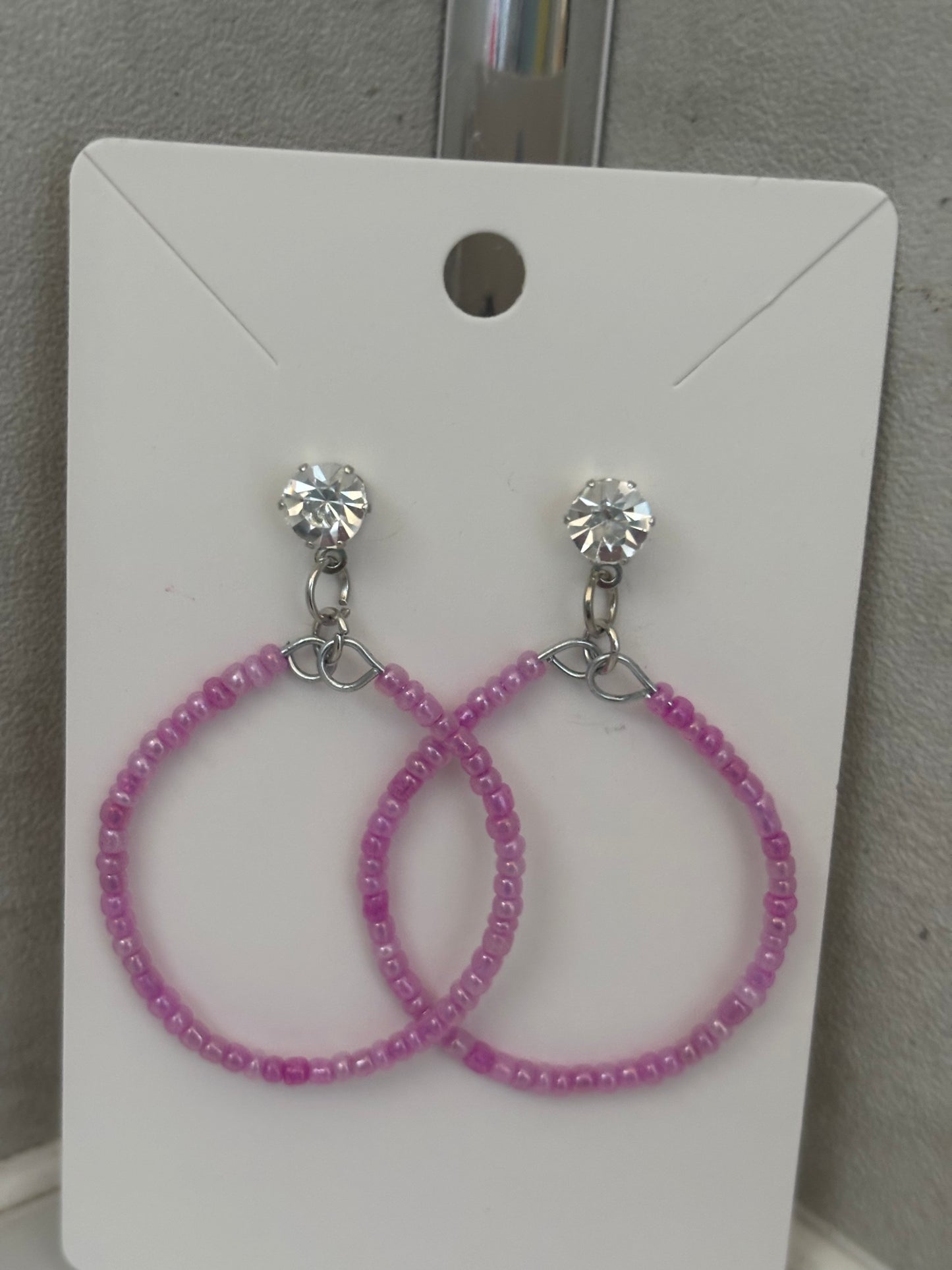 Handmade hoop style stud earrings  buy 1 get 1 free
