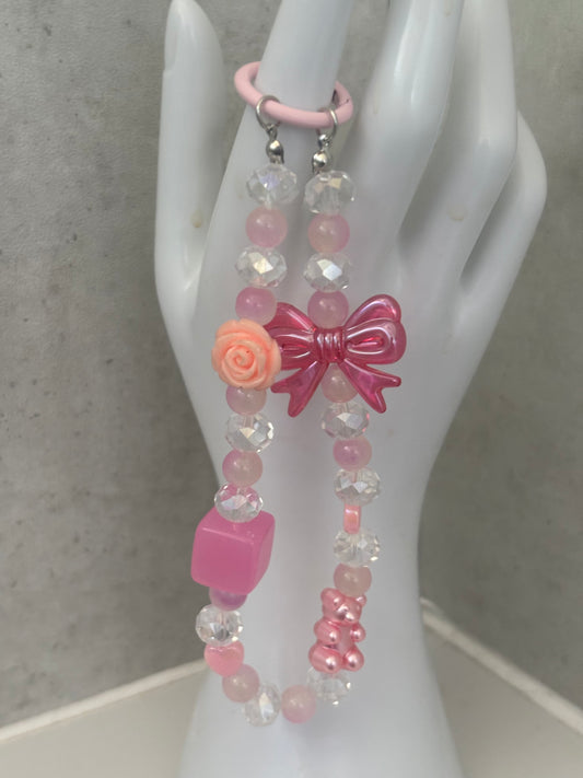 Handmade Bow bag charm