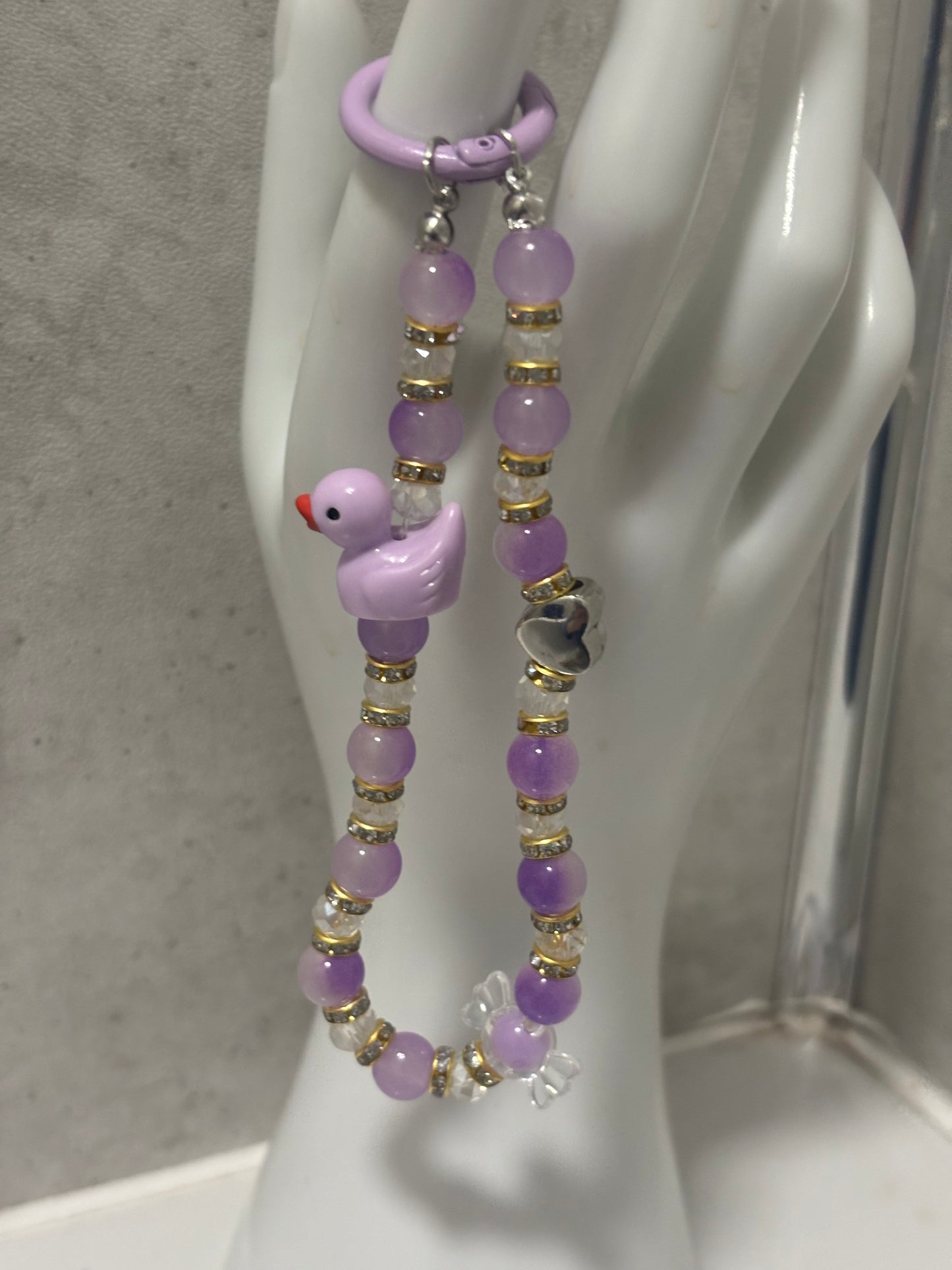 Handmade duck bag charms