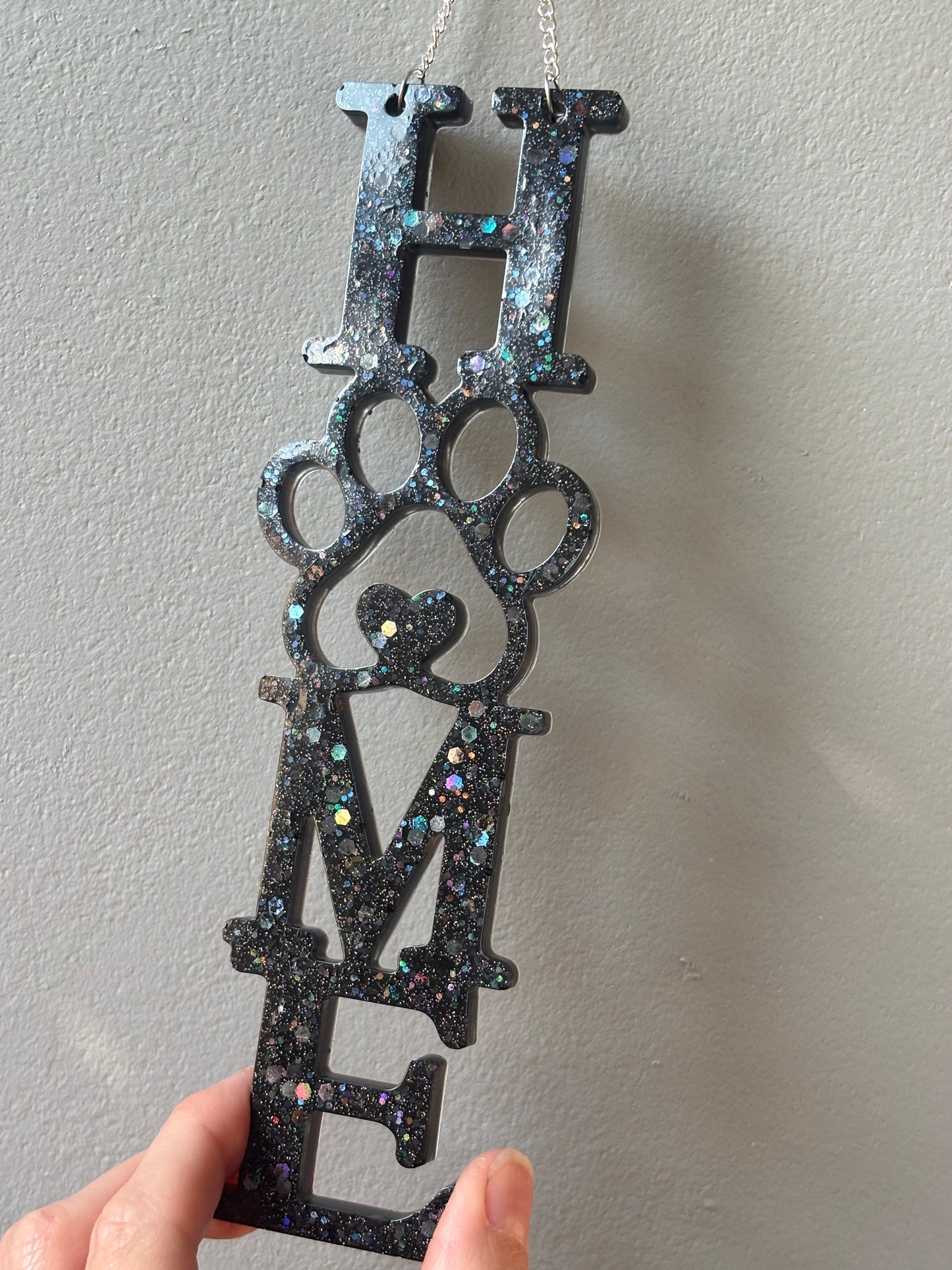Handmade resi home sign