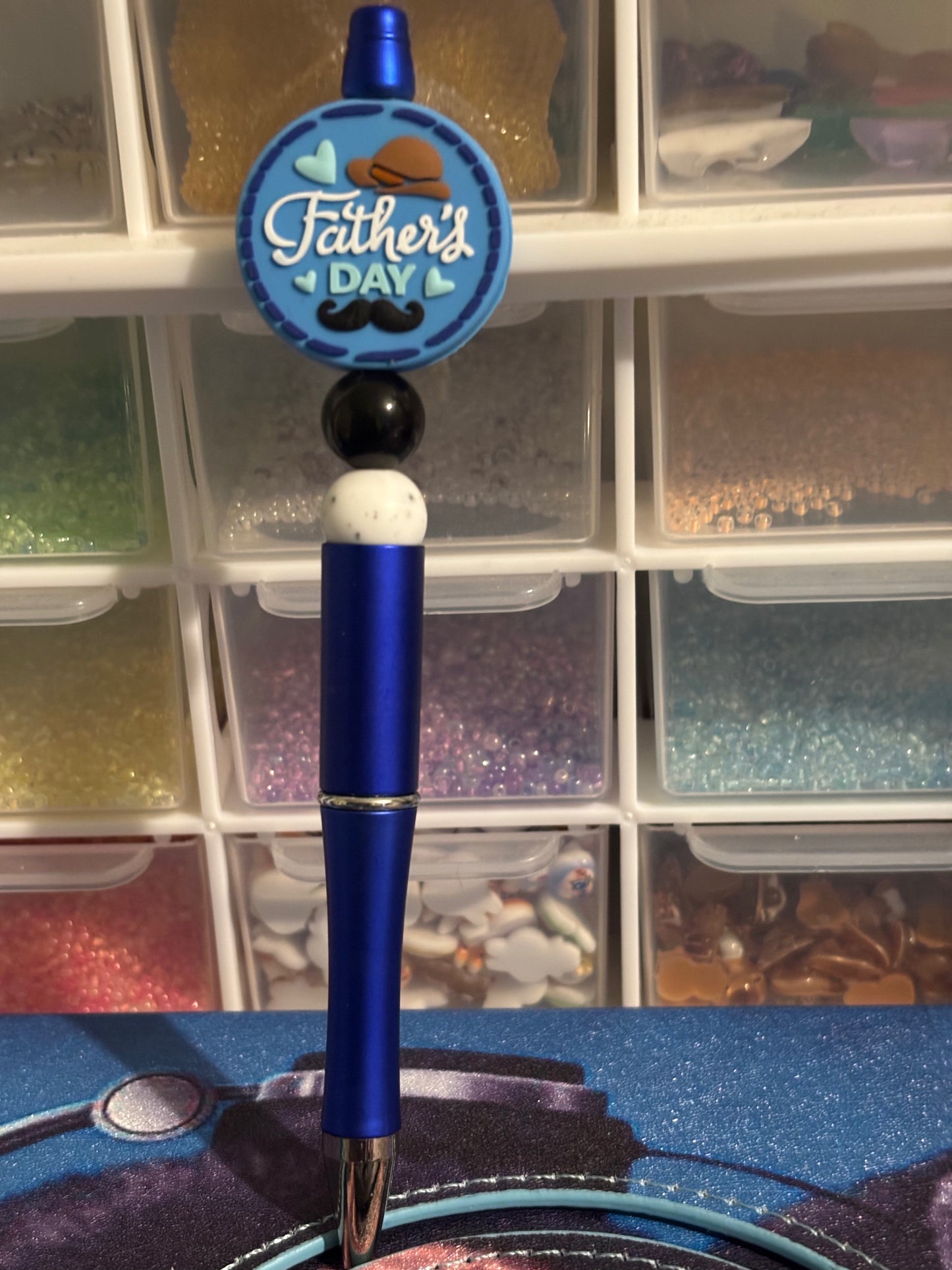 Handmade bead fathers day pens