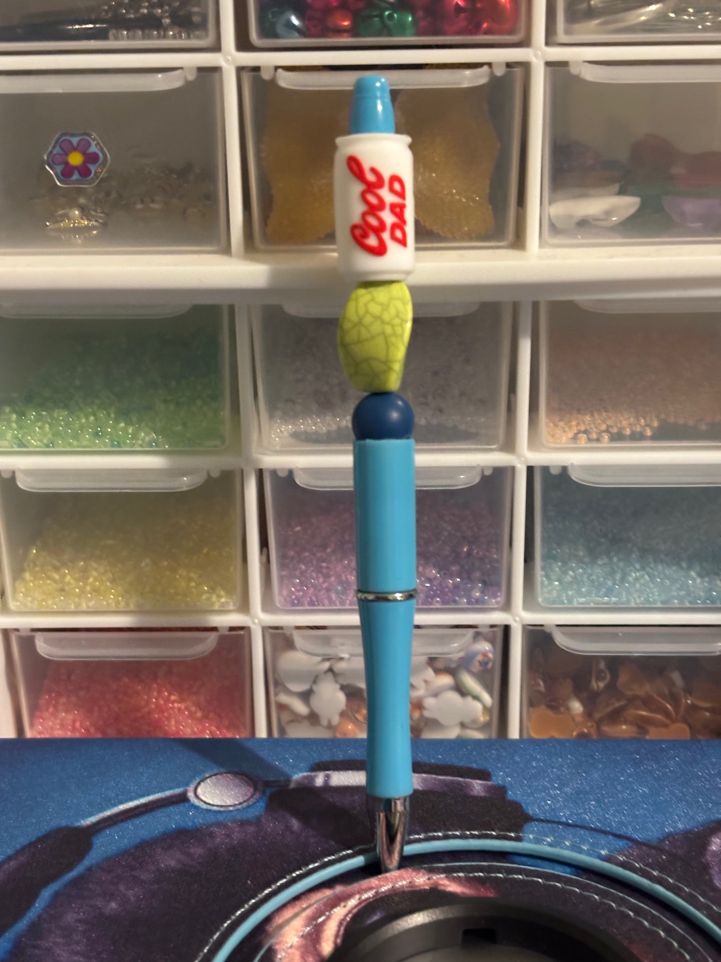 Handmade bead fathers day pens