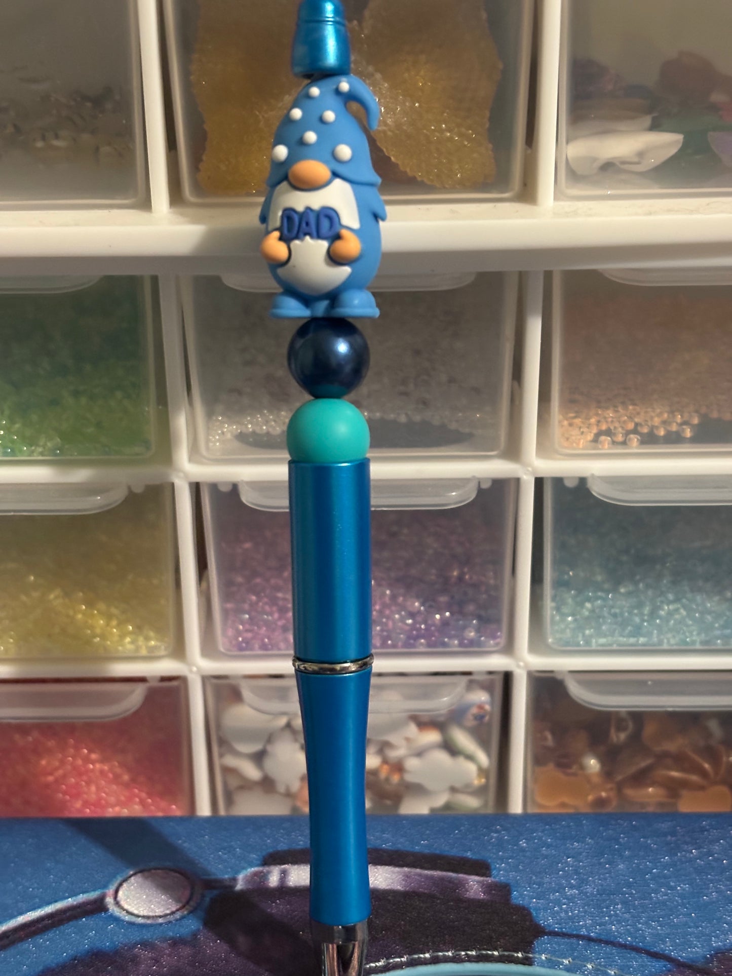 Handmade bead fathers day pens
