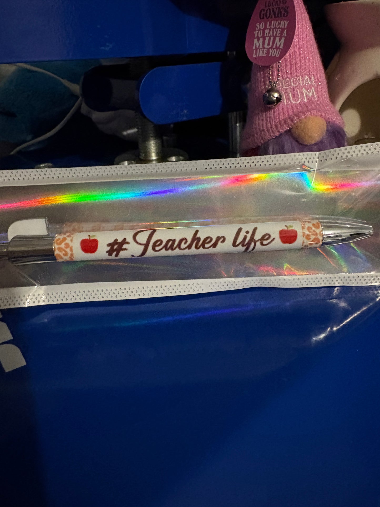 Handmade teacher life pen