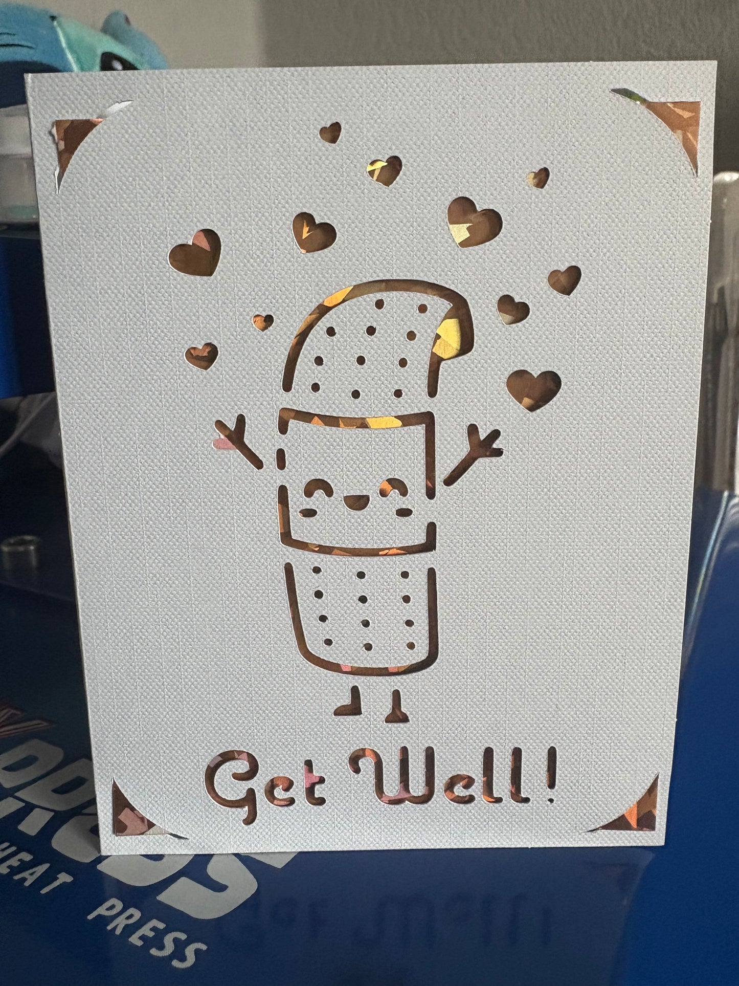Handmade get well soon card