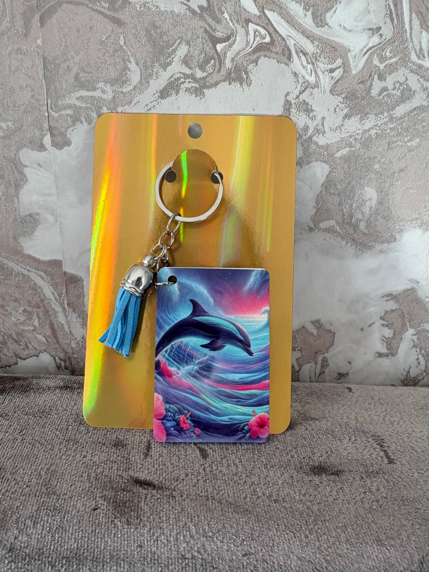 Handmade dolphin keyrings