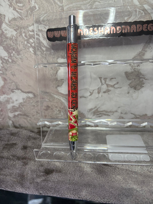 Handmade you’re one in a melon gnome pen